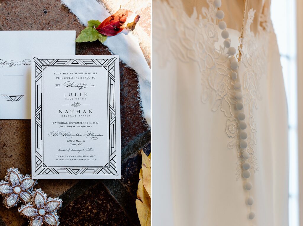 Detail photography for fall wedding at Harwelden Mansion