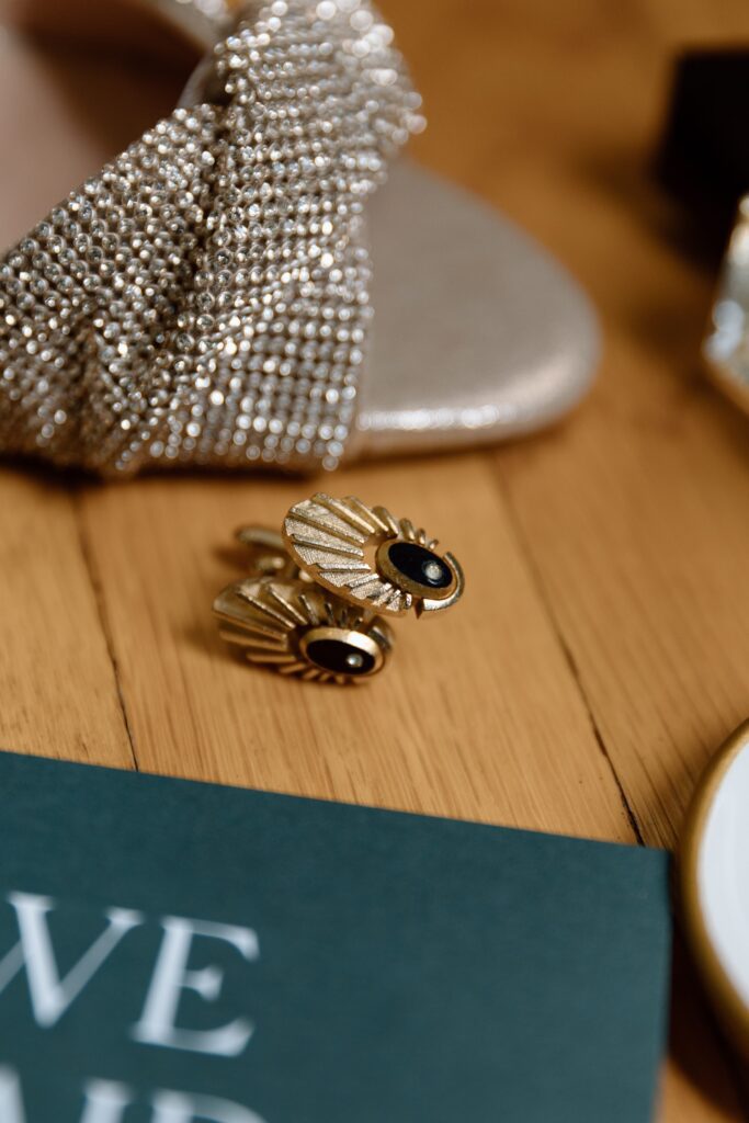 Vintage earring detail photography for Bradford House elopement