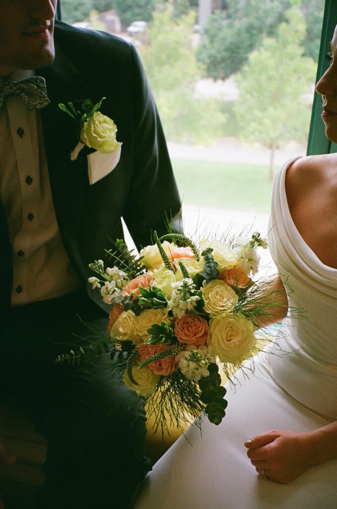 Oklahoma wedding photographer using film