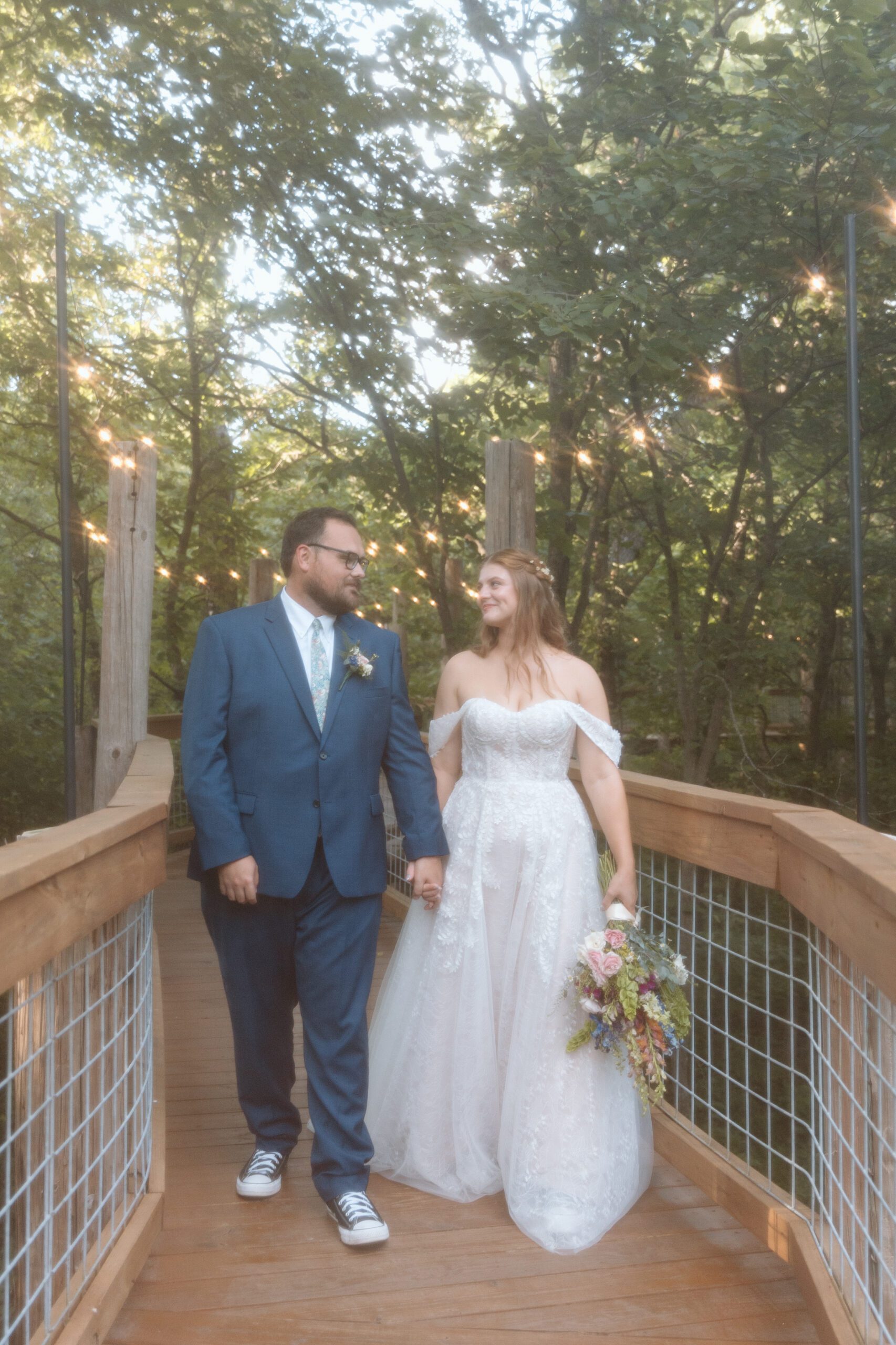 Whimsical forest wedding at Merrick Hollow