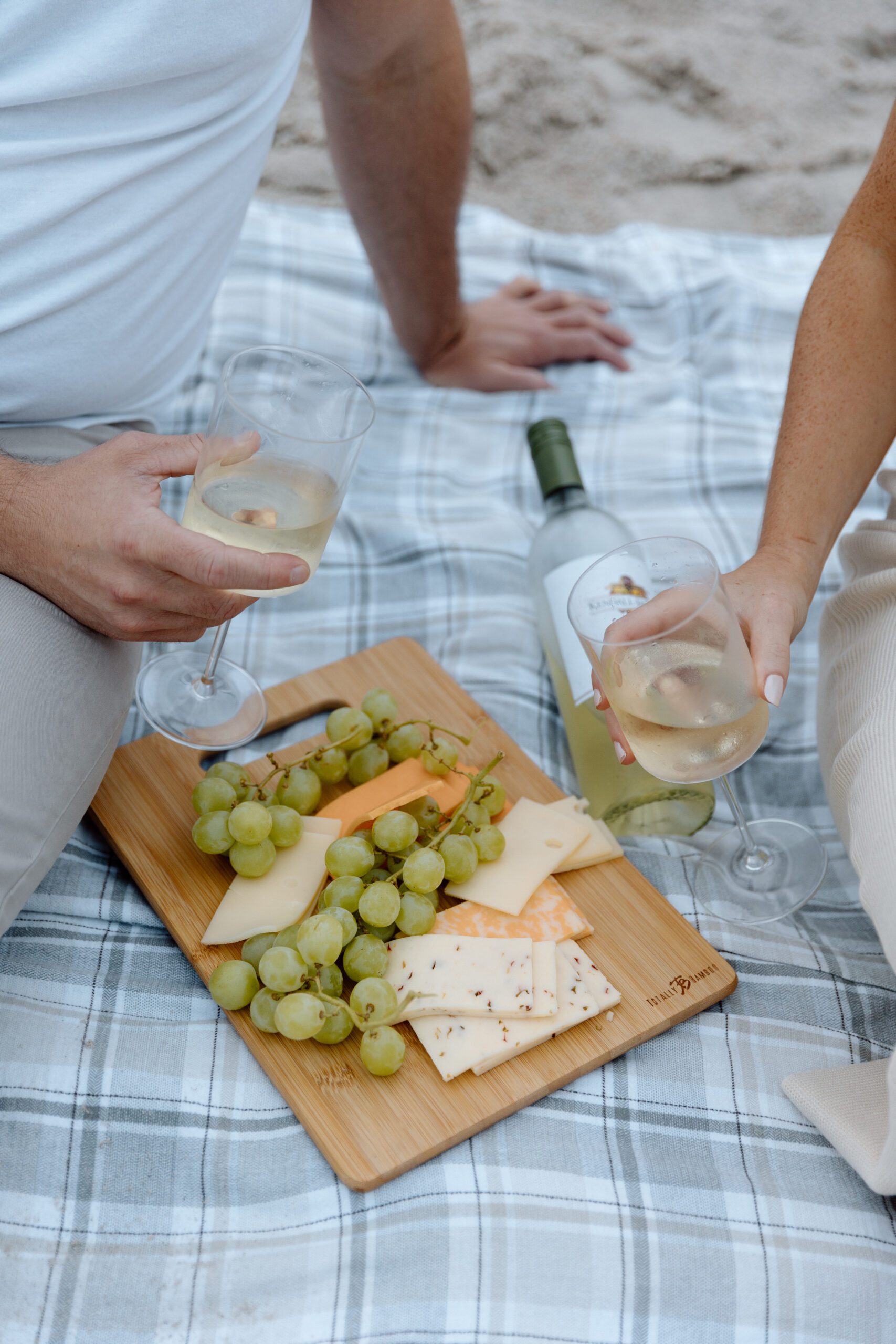 Beach Picnic engagement session