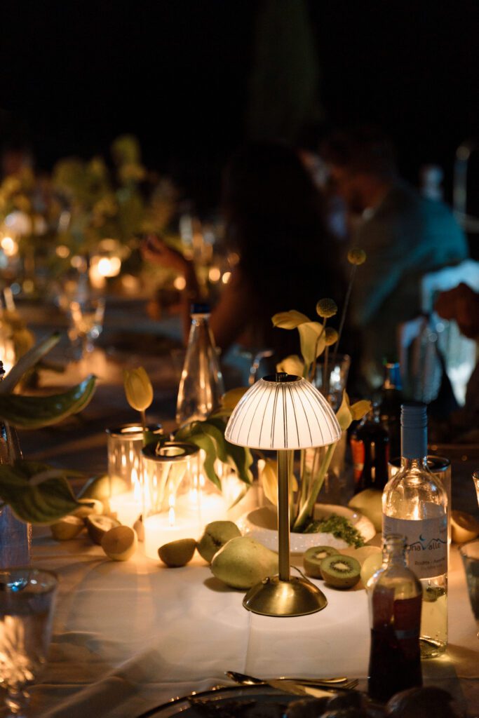 dream greek elopement candlelight reception 